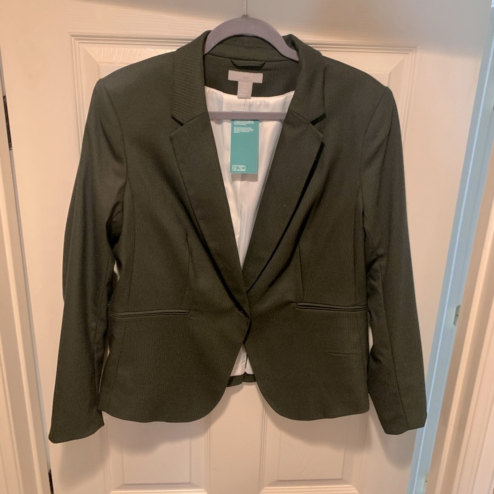Cute Blazer dark olive green
